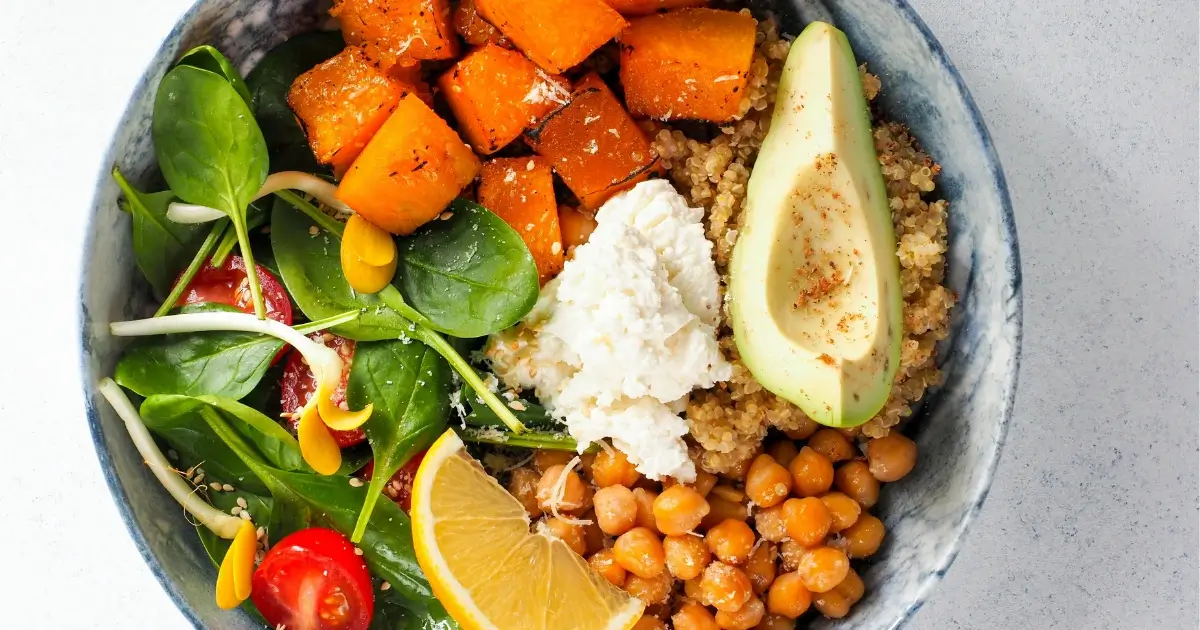 Buffalo chickpea salad